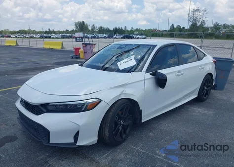 2025 Honda Civic Sport z USA, uszkodzony, nr VIN 2HGFE2F52SH525992